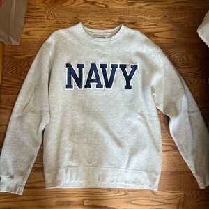 Navy Cream Sweatshirt